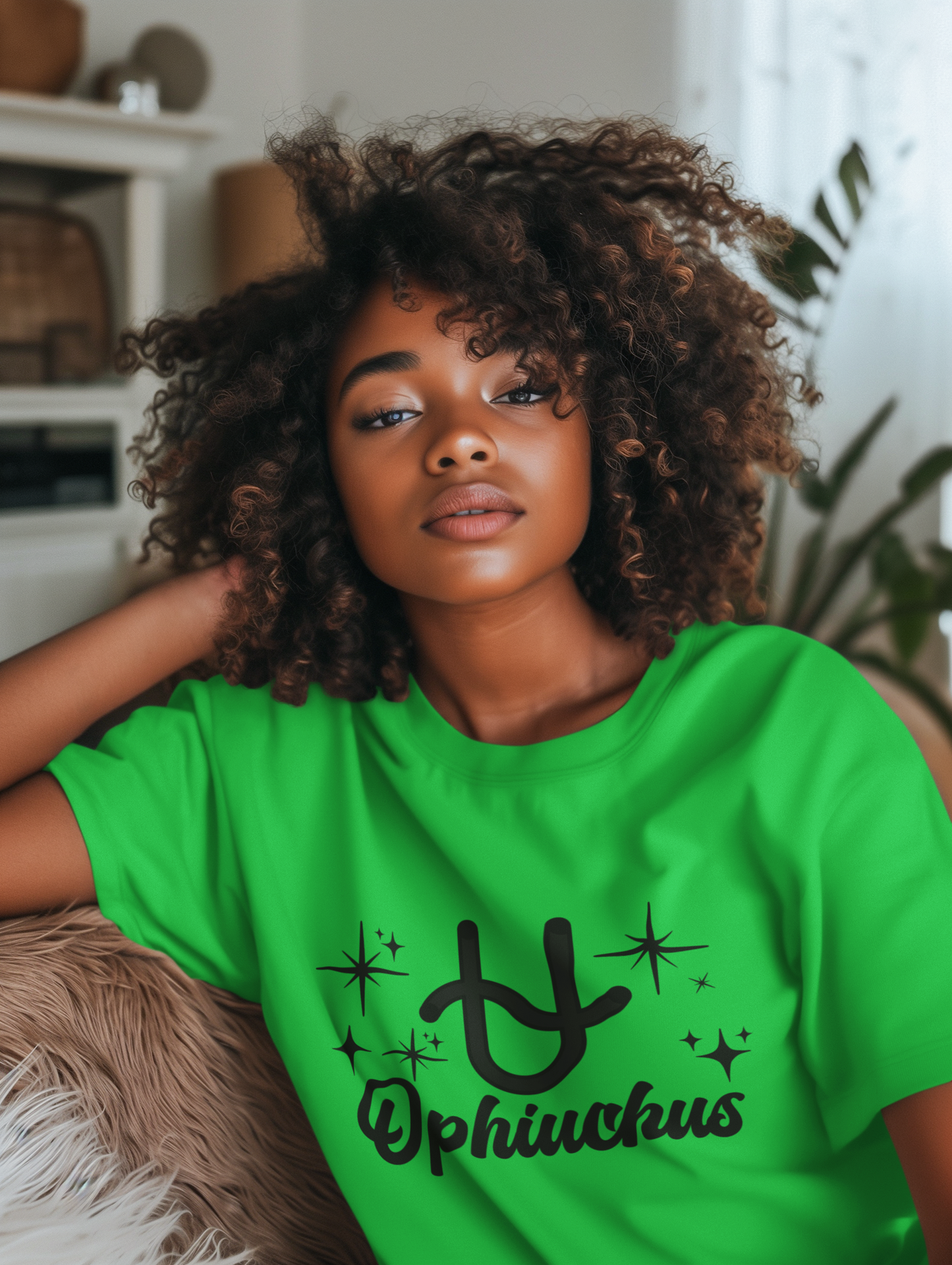 Ophiuchus Zodiac T-Shirt | The 13th Sign. Unbothered. Black Design
