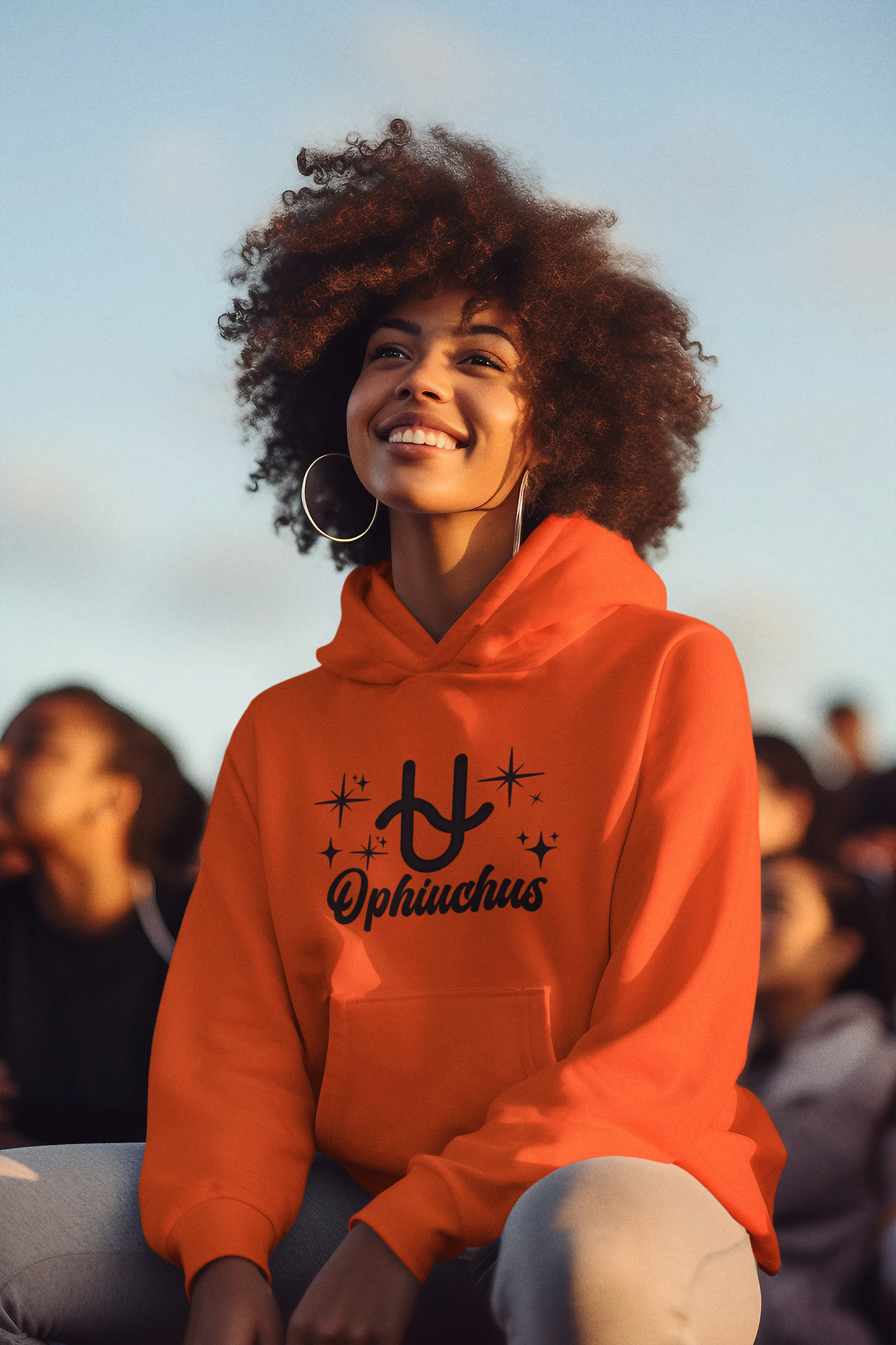 Ophiuchus Zodiac Hoodie | The 13th Sign. Unbothered. Black Design