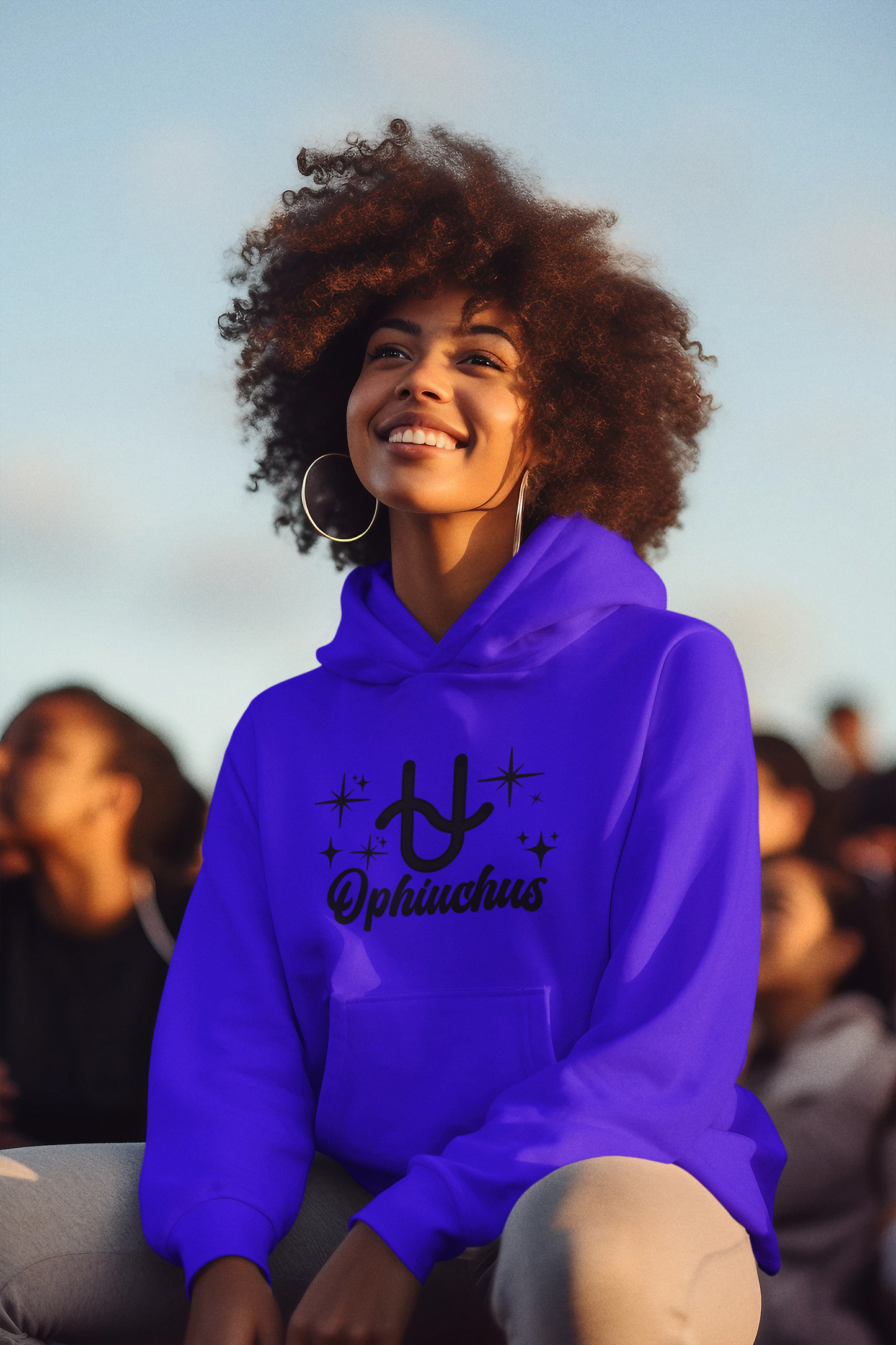 Ophiuchus Zodiac Hoodie | The 13th Sign. Unbothered. Black Design
