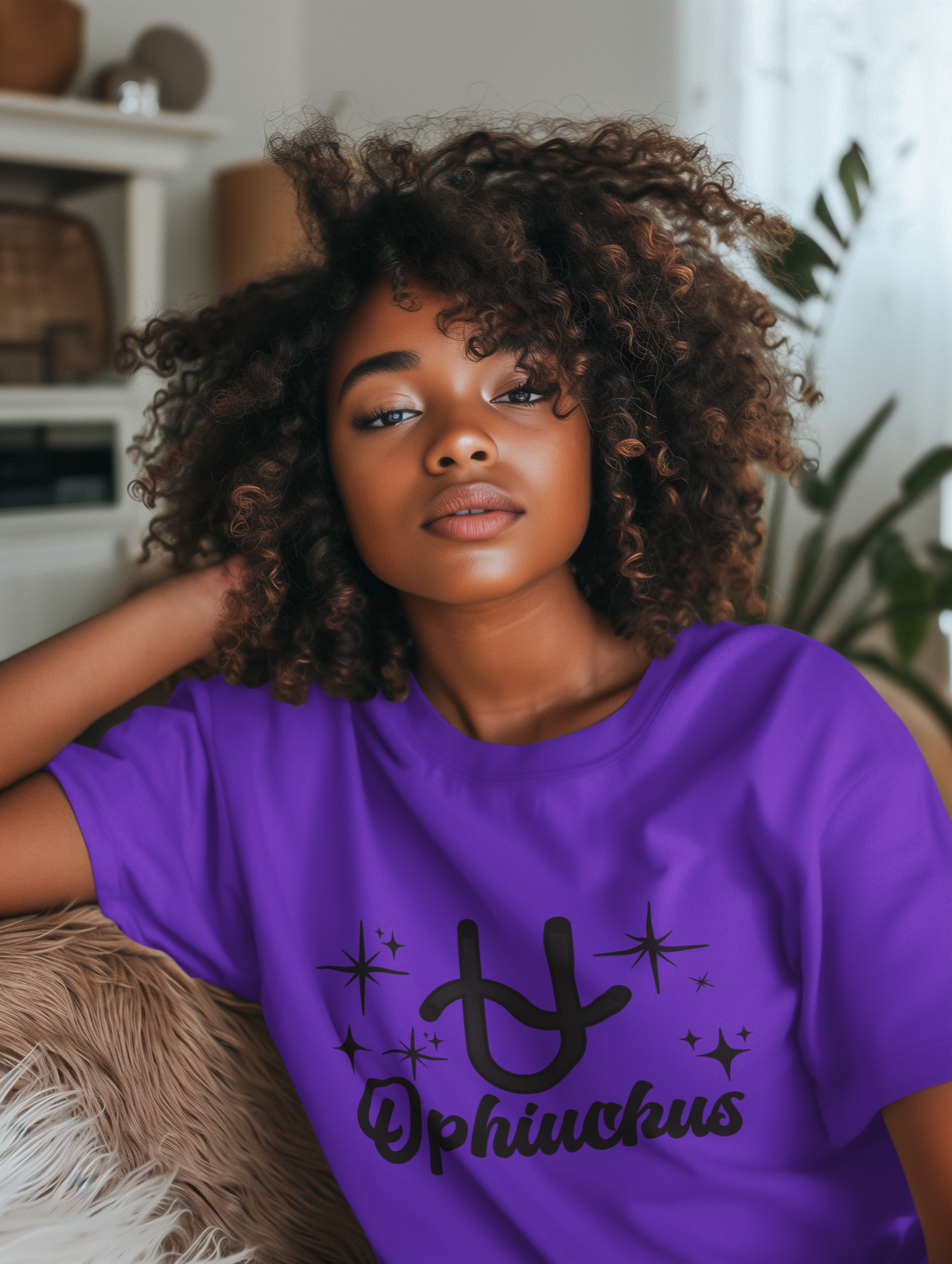 Ophiuchus Zodiac T-Shirt | The 13th Sign. Unbothered. Black Design
