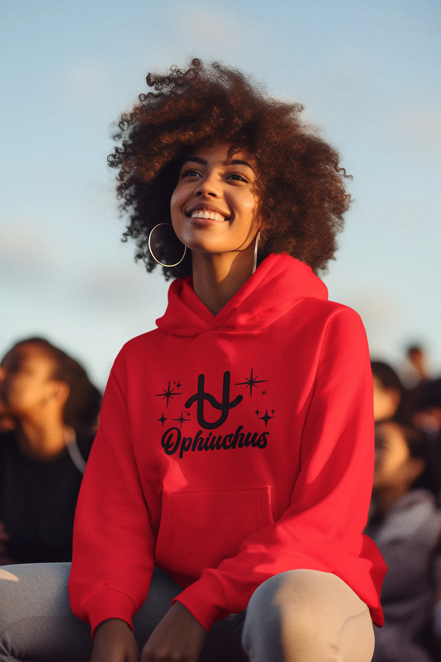 Ophiuchus Zodiac Hoodie | The 13th Sign. Unbothered. Black Design