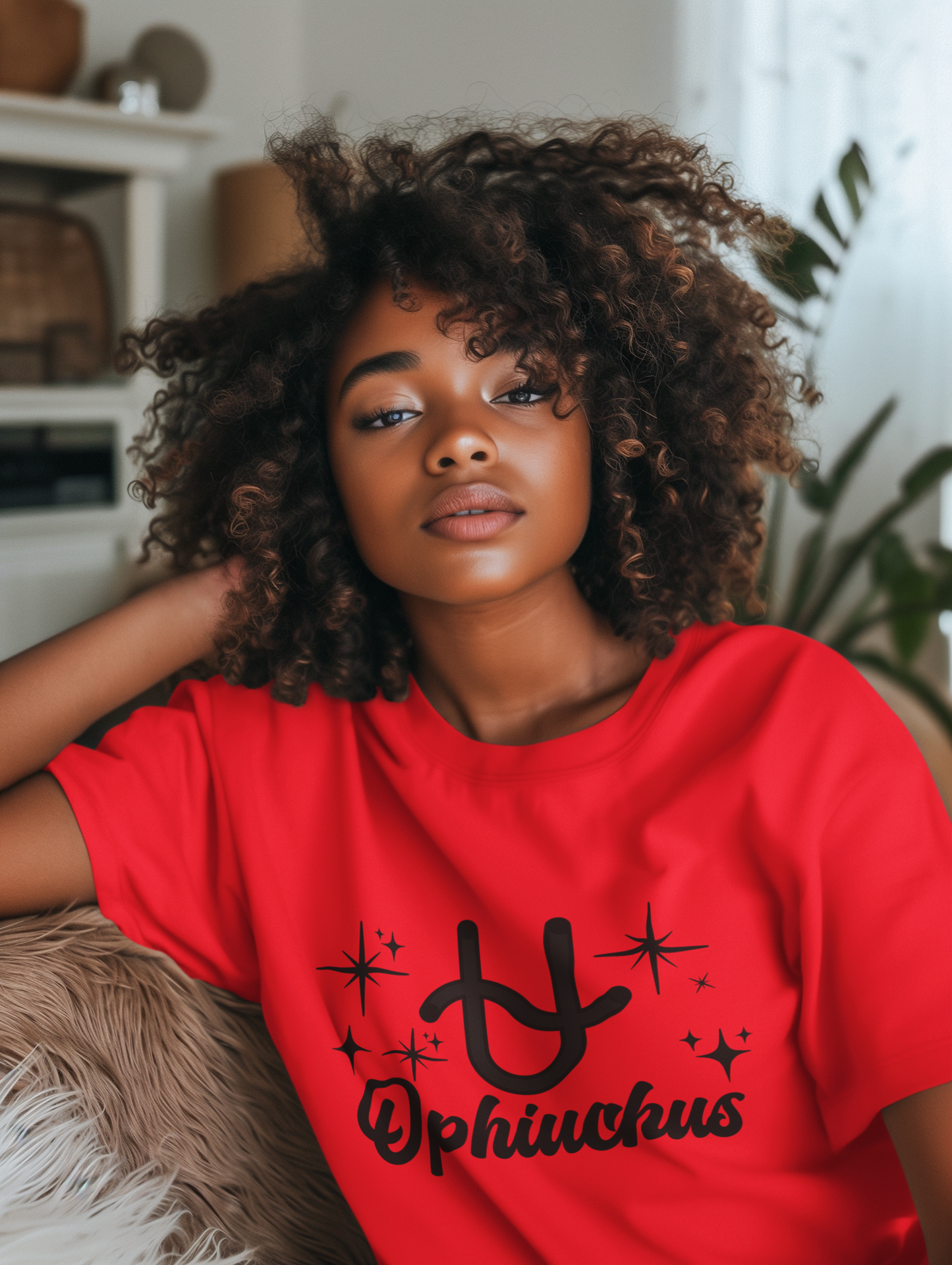 Ophiuchus Zodiac T-Shirt | The 13th Sign. Unbothered. Black Design