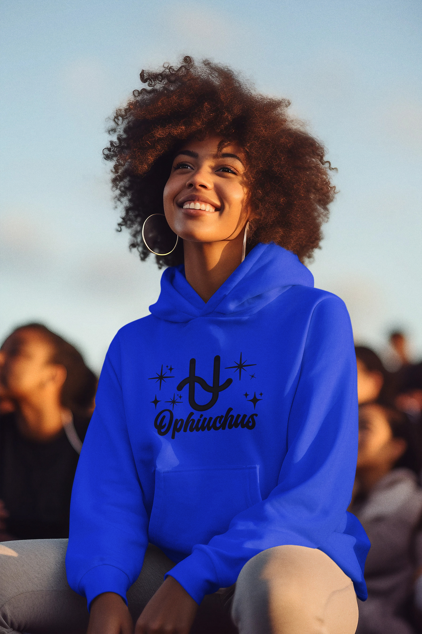 Ophiuchus Zodiac Hoodie | The 13th Sign. Unbothered. Black Design