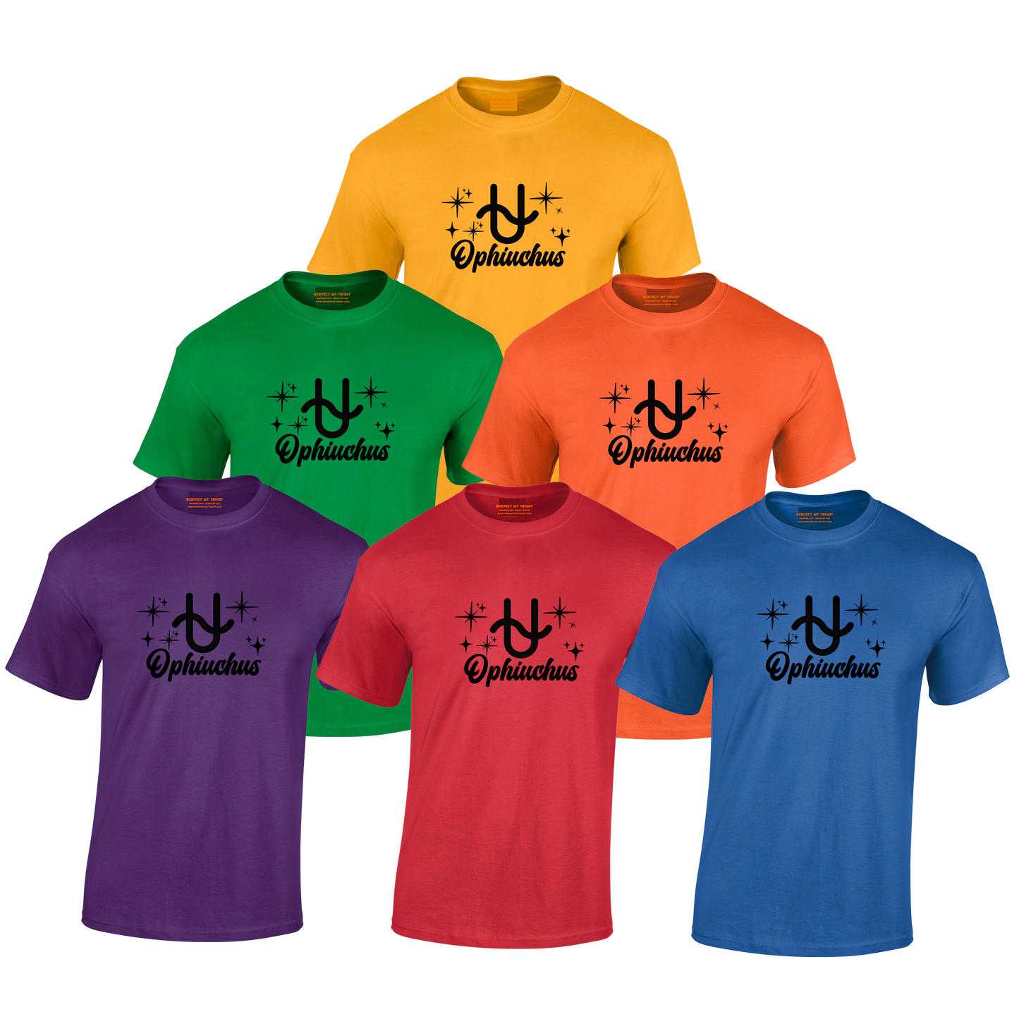 Ophiuchus Zodiac T-Shirt | The 13th Sign. Unbothered. Black Design