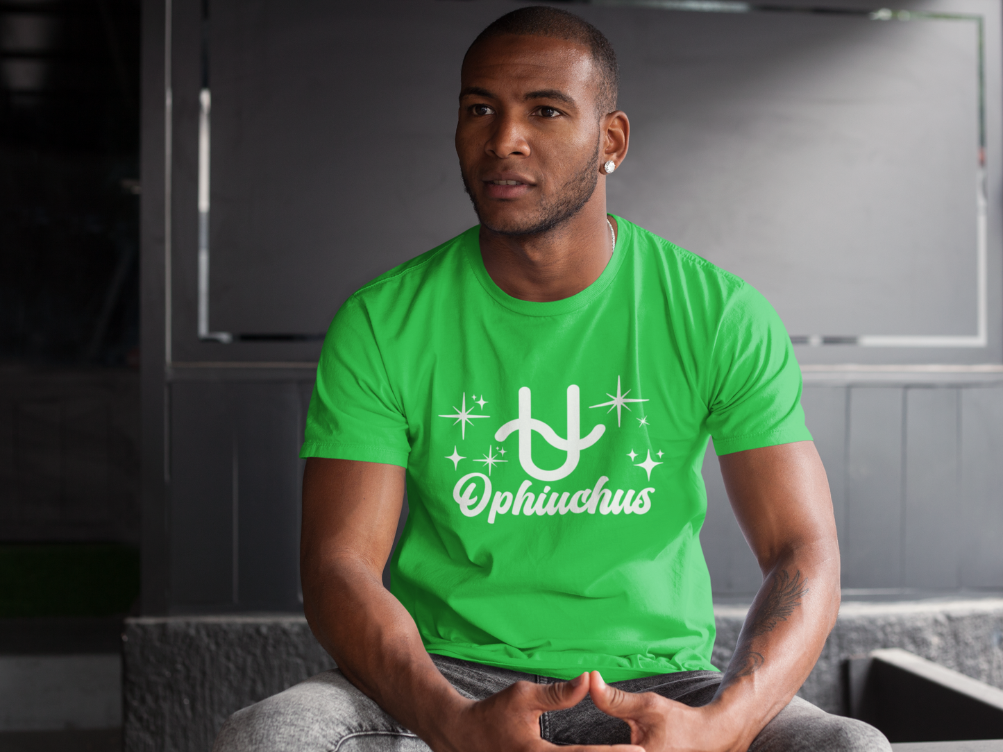 Ophiuchus Zodiac T-Shirt | The 13th Sign. Unbothered. White Design