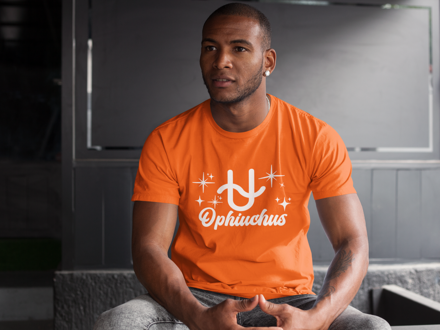Ophiuchus Zodiac T-Shirt | The 13th Sign. Unbothered. White Design