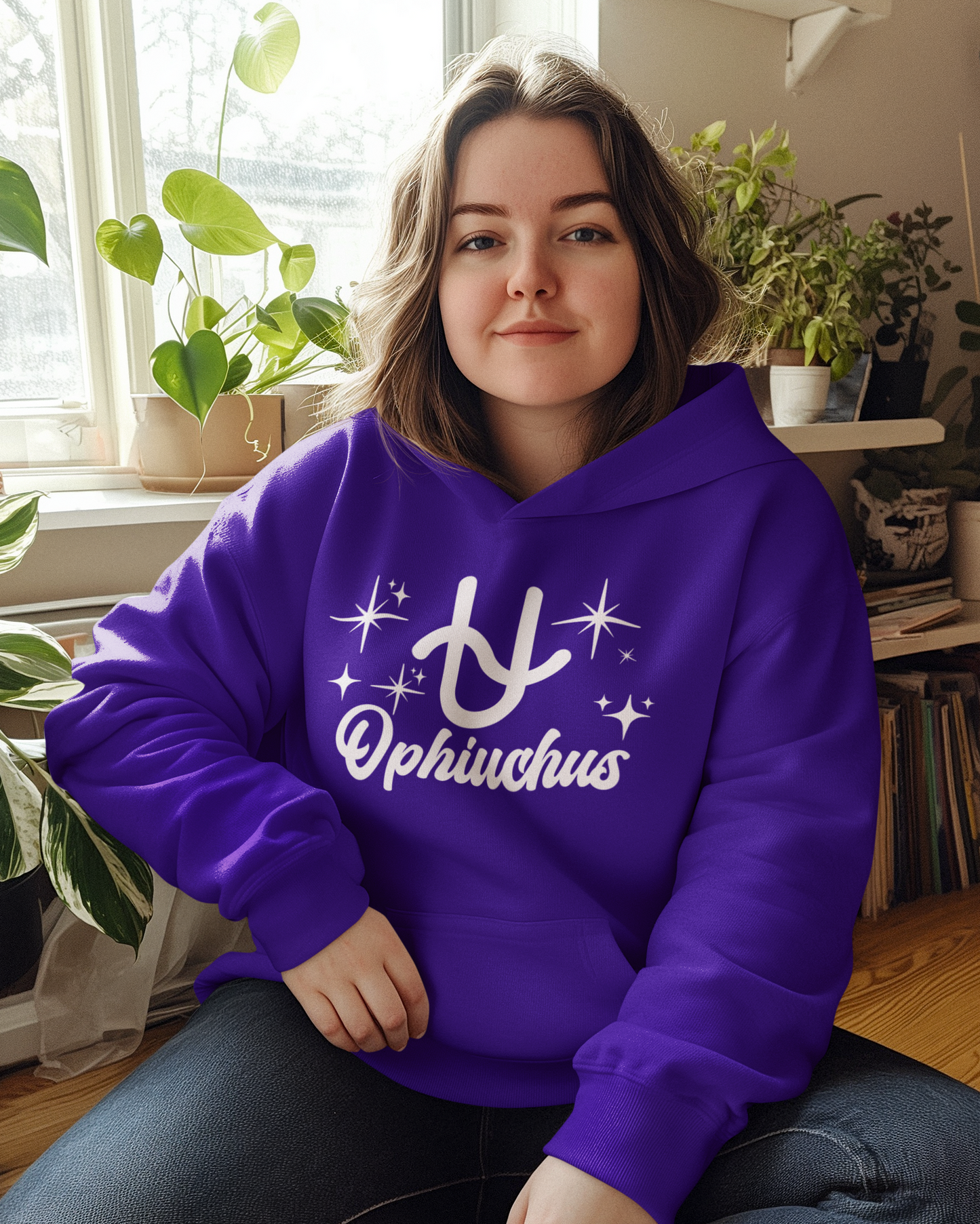 Ophiuchus Zodiac Hoodie | The 13th Sign. Unbothered. White Design