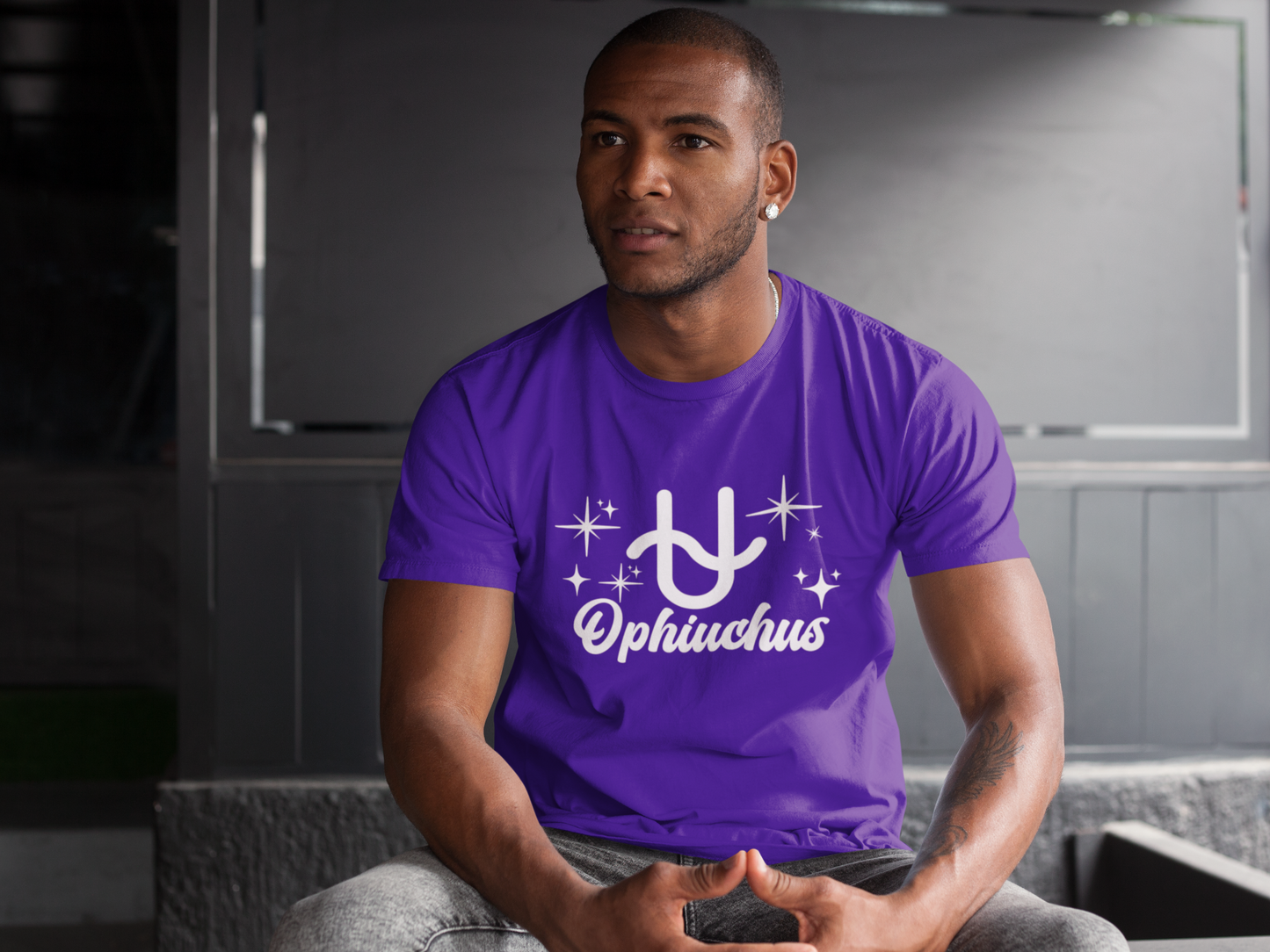 Ophiuchus Zodiac T-Shirt | The 13th Sign. Unbothered. White Design