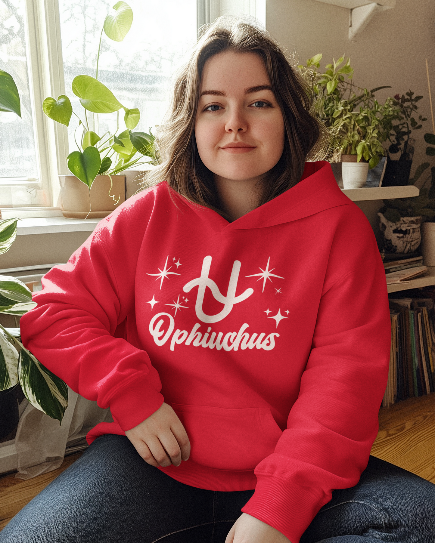 Ophiuchus Zodiac Hoodie | The 13th Sign. Unbothered. White Design