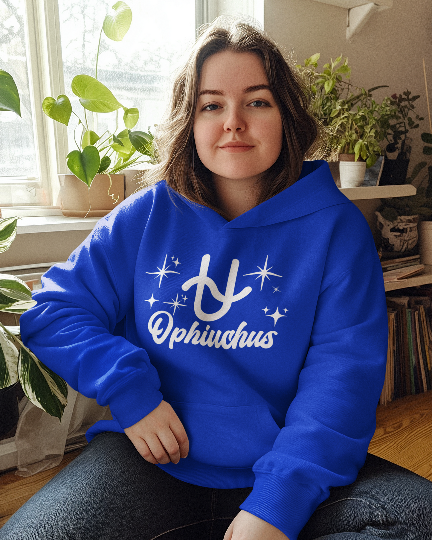 Ophiuchus Zodiac Hoodie | The 13th Sign. Unbothered. White Design