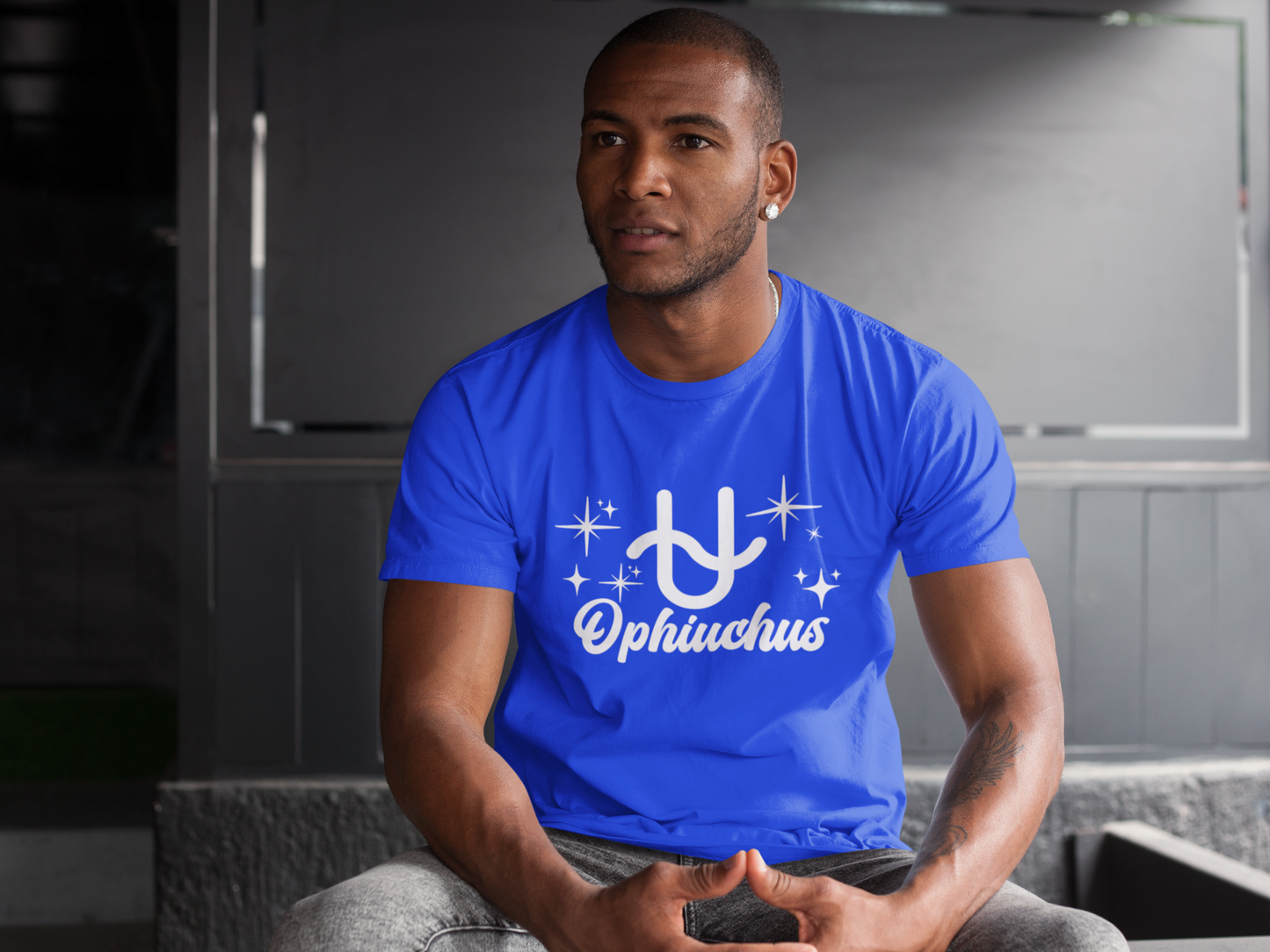 Ophiuchus Zodiac T-Shirt | The 13th Sign. Unbothered. White Design