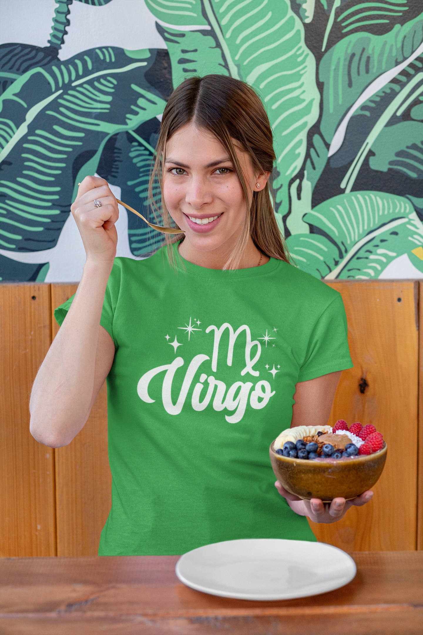 Virgo Zodiac Tshirt - White Design image 5