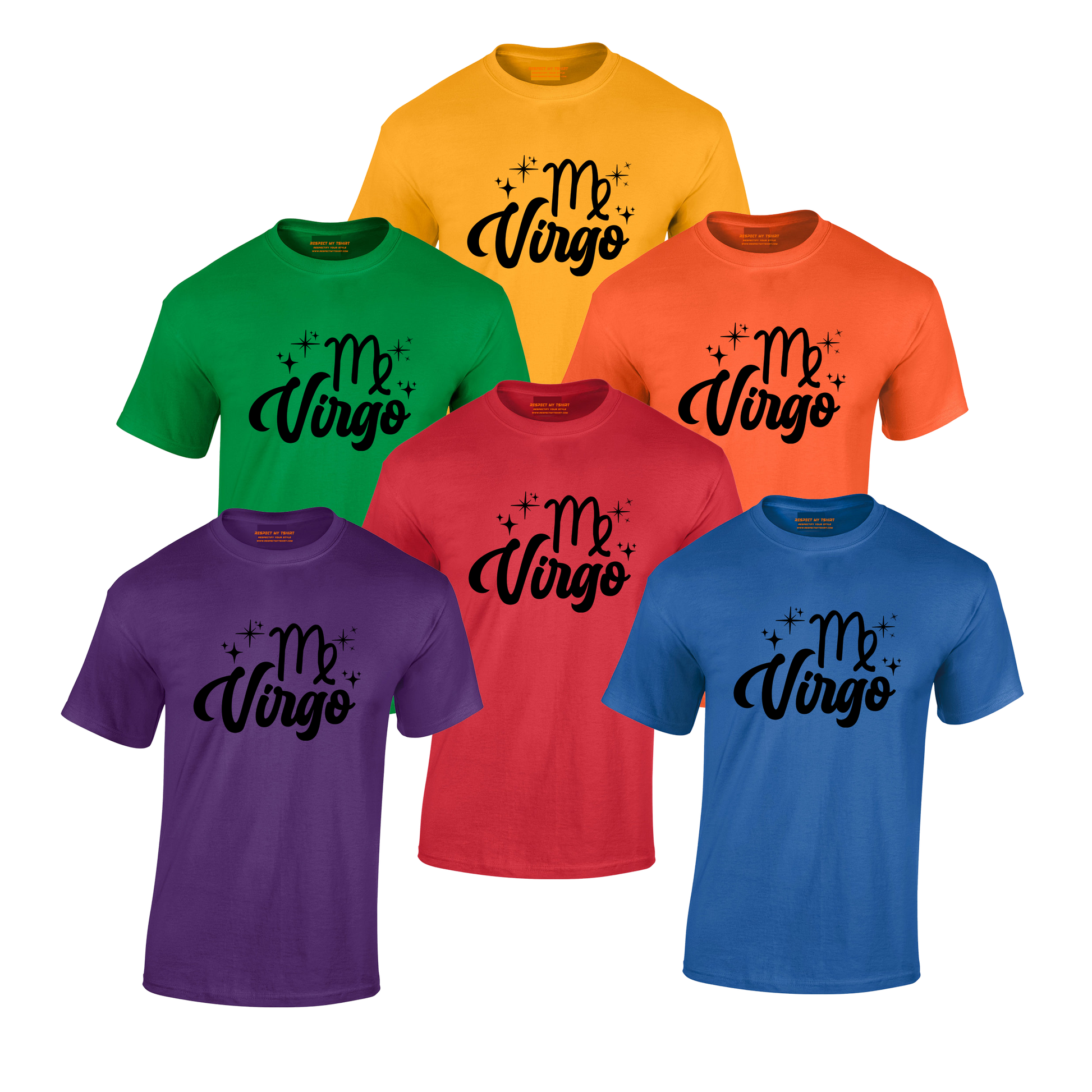 Virgo Zodiac Tshirt - White Design image 6